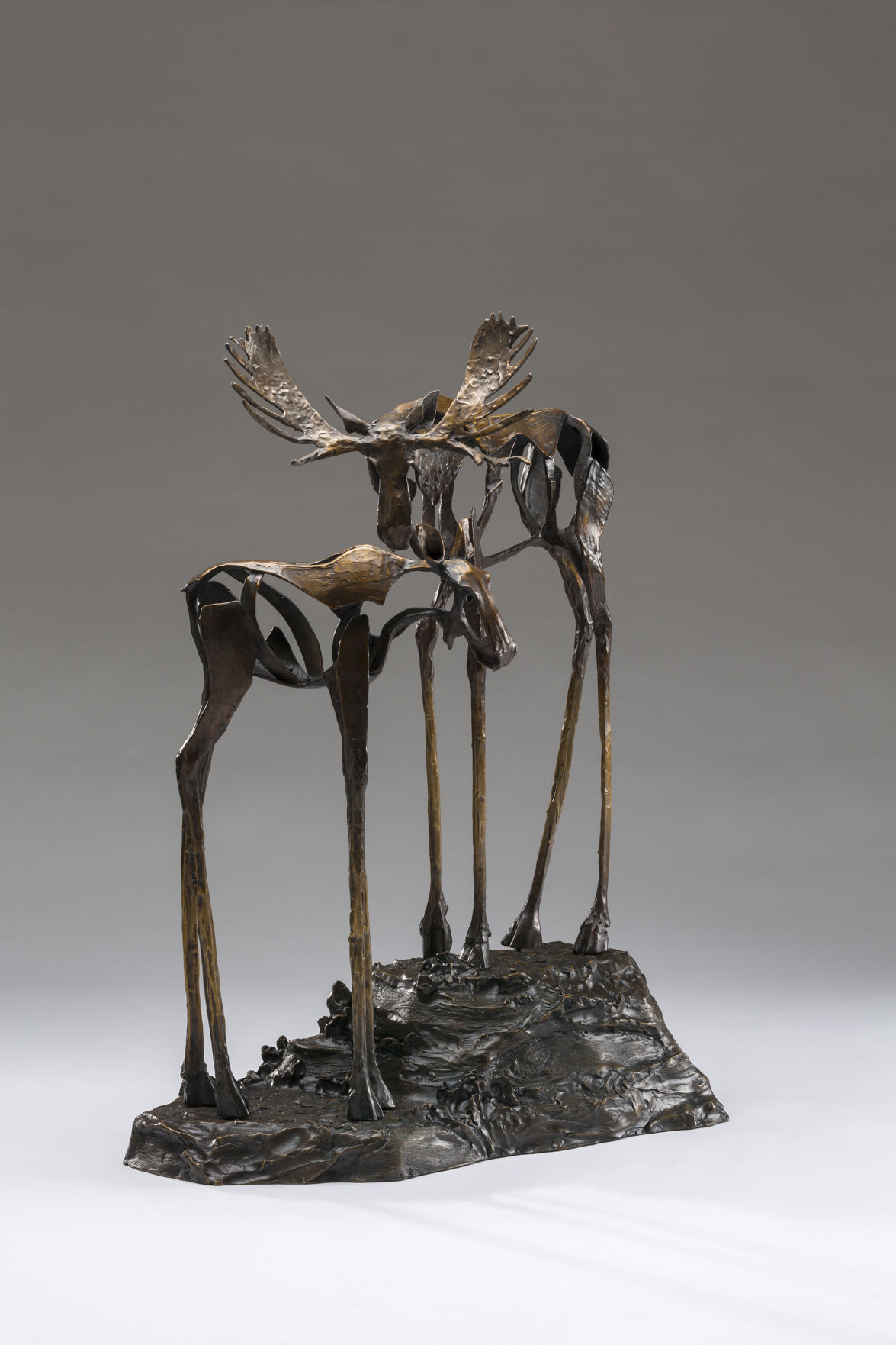 "Browsing" sculpture